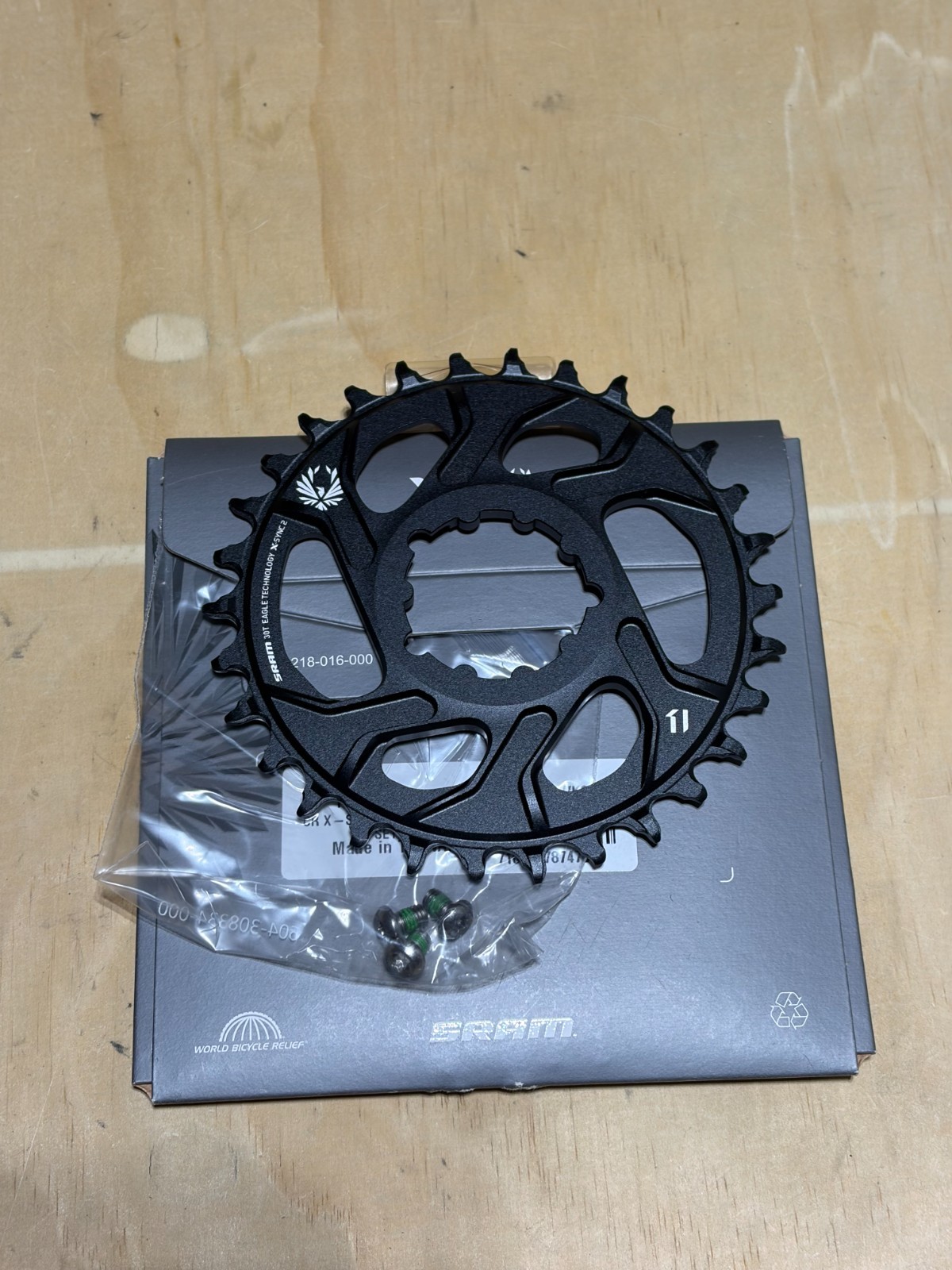 SRAM X-Sync 2 Eagle Direct Mount Chainring – 30 Tooth, 3mm Boost Offset,
