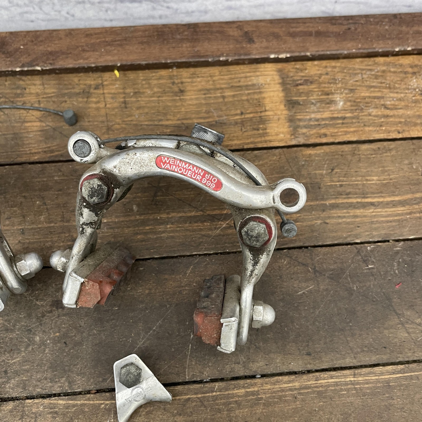 Vintage Weinmann Vainqueur 999 610 Center Pull Brake Calipers Set Pair Road Bike