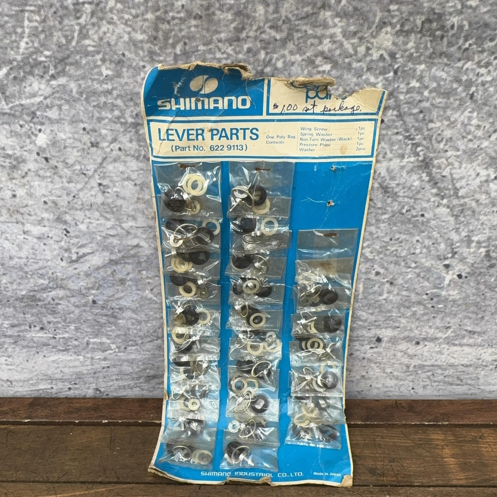 Vintage Shimano Shift Lever Bolt NOS Down Tube 622 9113 Shop Dealer Display
