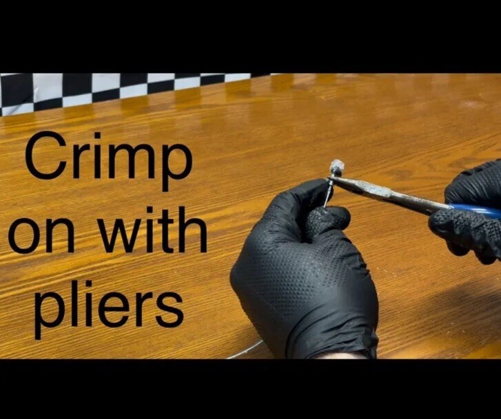 Dice Brake Cable Ends Red For BMX And Other Bikes New Pair
