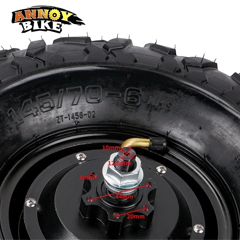 14.5 inch Electric Wheelbarrow Hub Motor Kit 24V 36V 48V 350W 500W 40 N.M