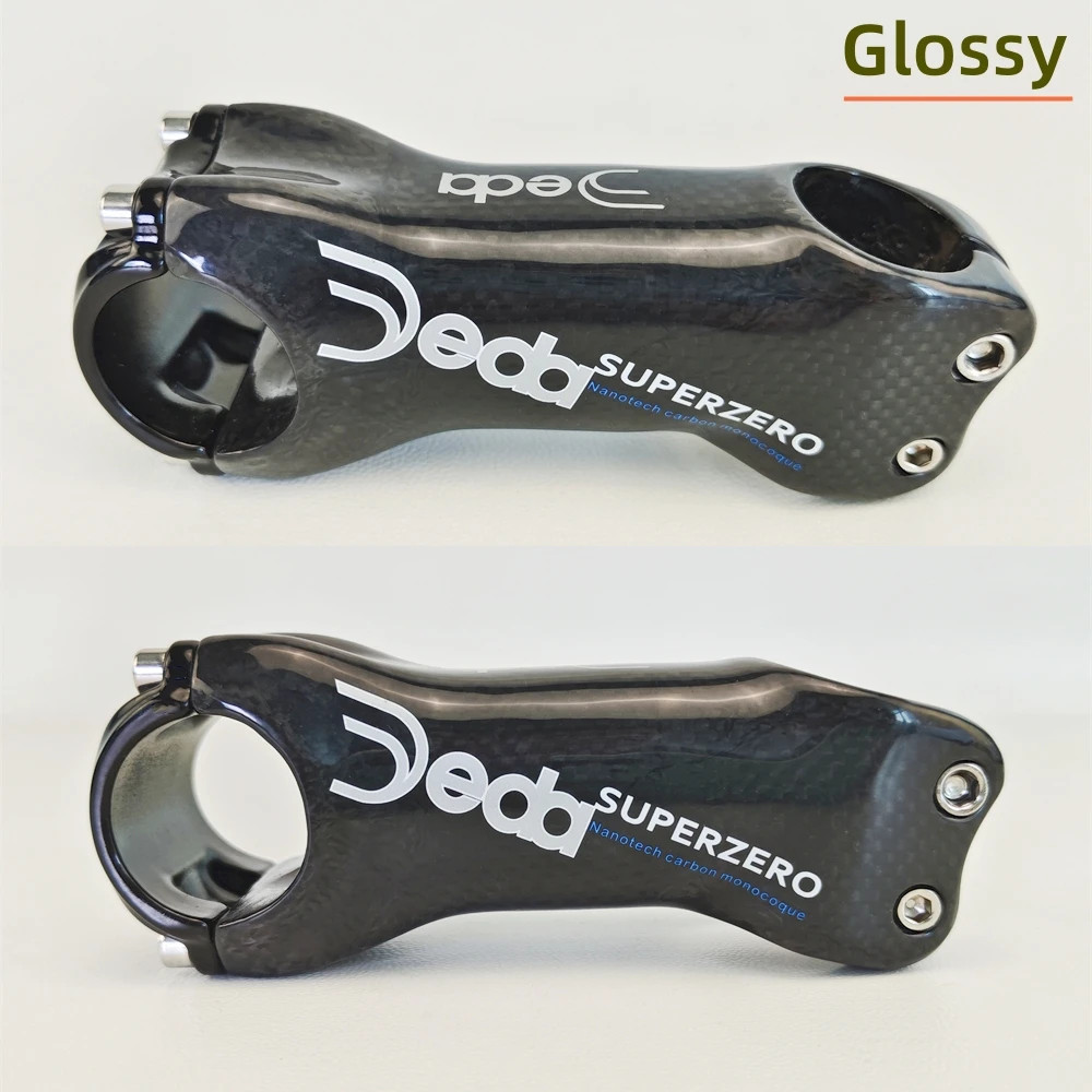 Full Carbon Fiber Mountain Road Bike Stem 31.8*60-120mm 6/17 Degrees Bike Parts