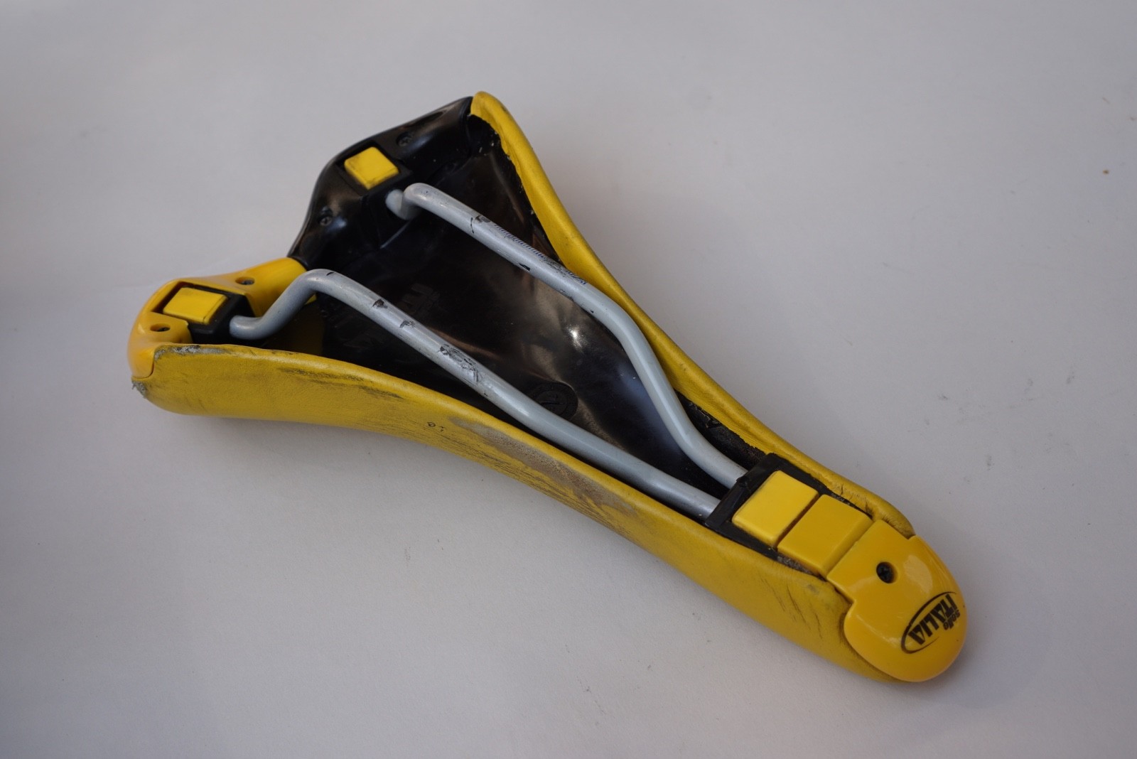 1998 Selle Italia Turbo 3 Tri Matic Pinarello Stitching Team Telekom Manganese