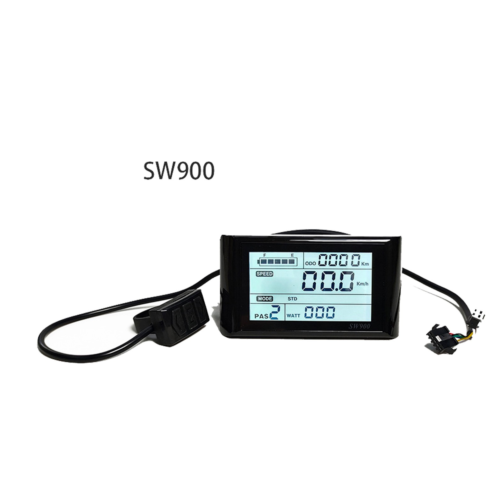 E-Bike 36V 48V 52V 35A 750W-1500W Sine Wave Controller+EN06/SW900/UKC1 Display