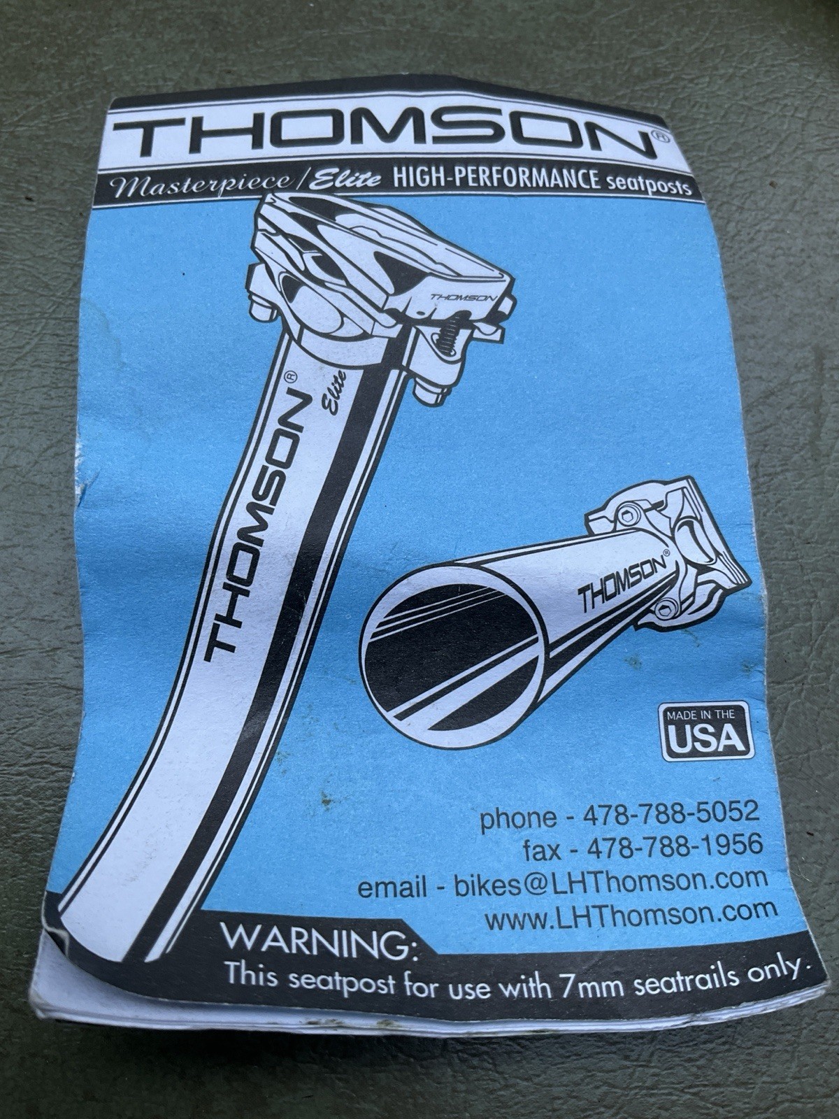 Thomson Elite Setback Seatpost 30.9 X 410mm – Silver SP-E127-SB