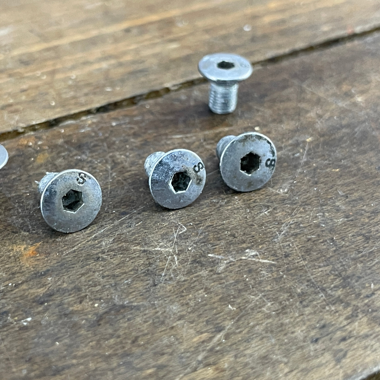 Suntour BMX Pedal Cage Screw XCII Lot 8 Vintage Cage Bolts Parts Old School BMX