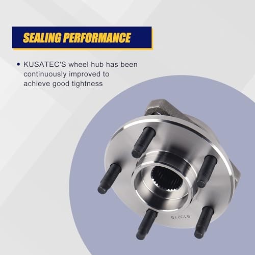 513215 2pcs Front Wheel Bearing and Hub Assembly Compatible with 2007-2004