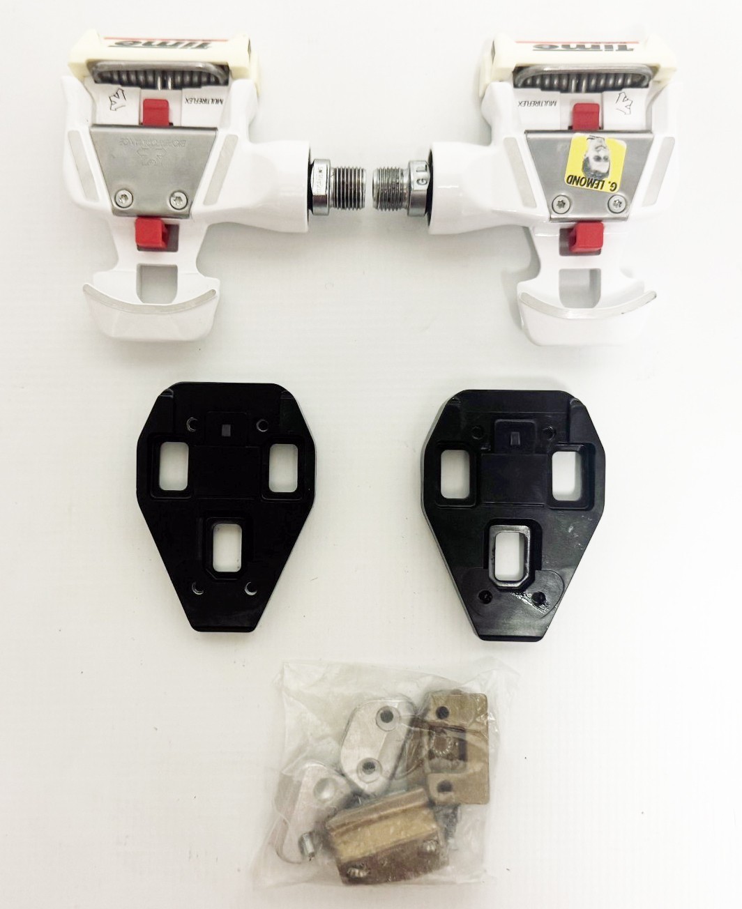 Time Racing Greg Le Mond Clipless Bicycle Pedals w/ New Cleats – N.O.S.