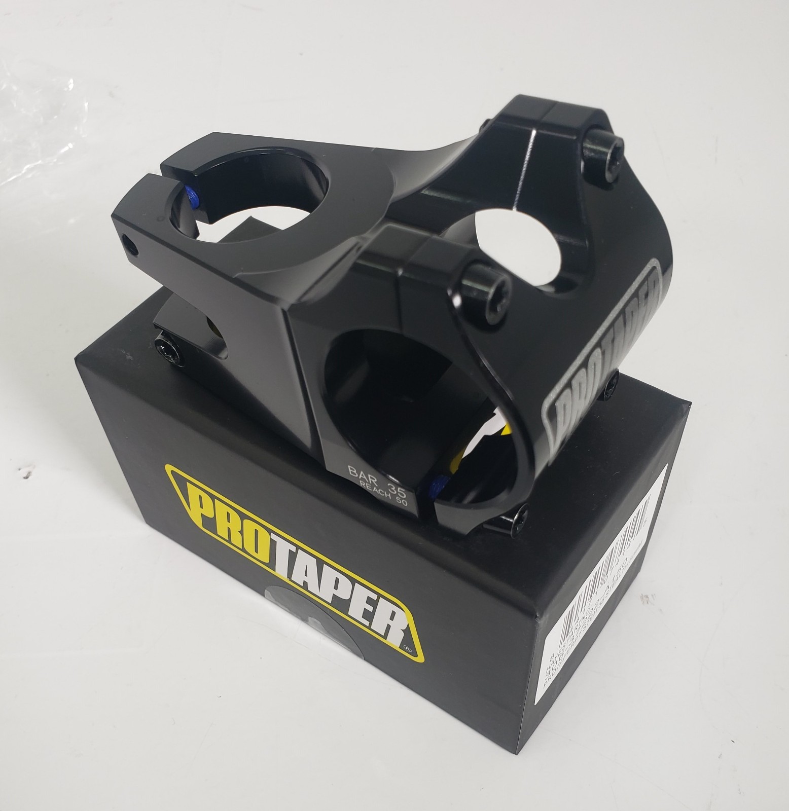 ProTaper MTB Stem 50mm x 35mm Clamp Stealth Black 1-1/8” Brand New Retail Box