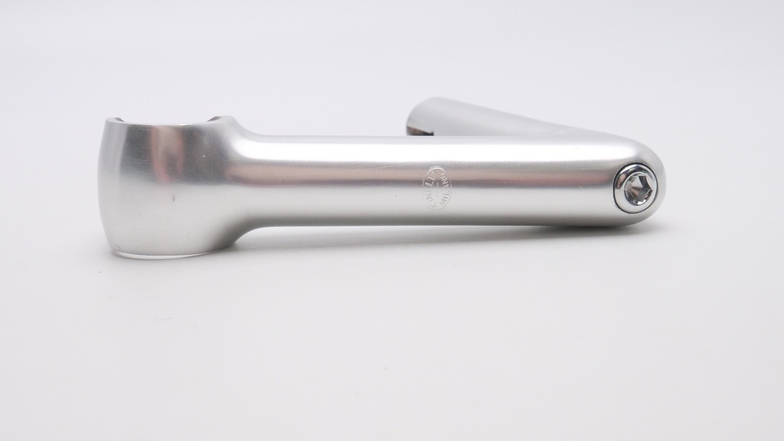 NOS Cinelli 1A Stem Quill 115mm Milano Logo 26.4 Silver 1″ Threaded Vintage