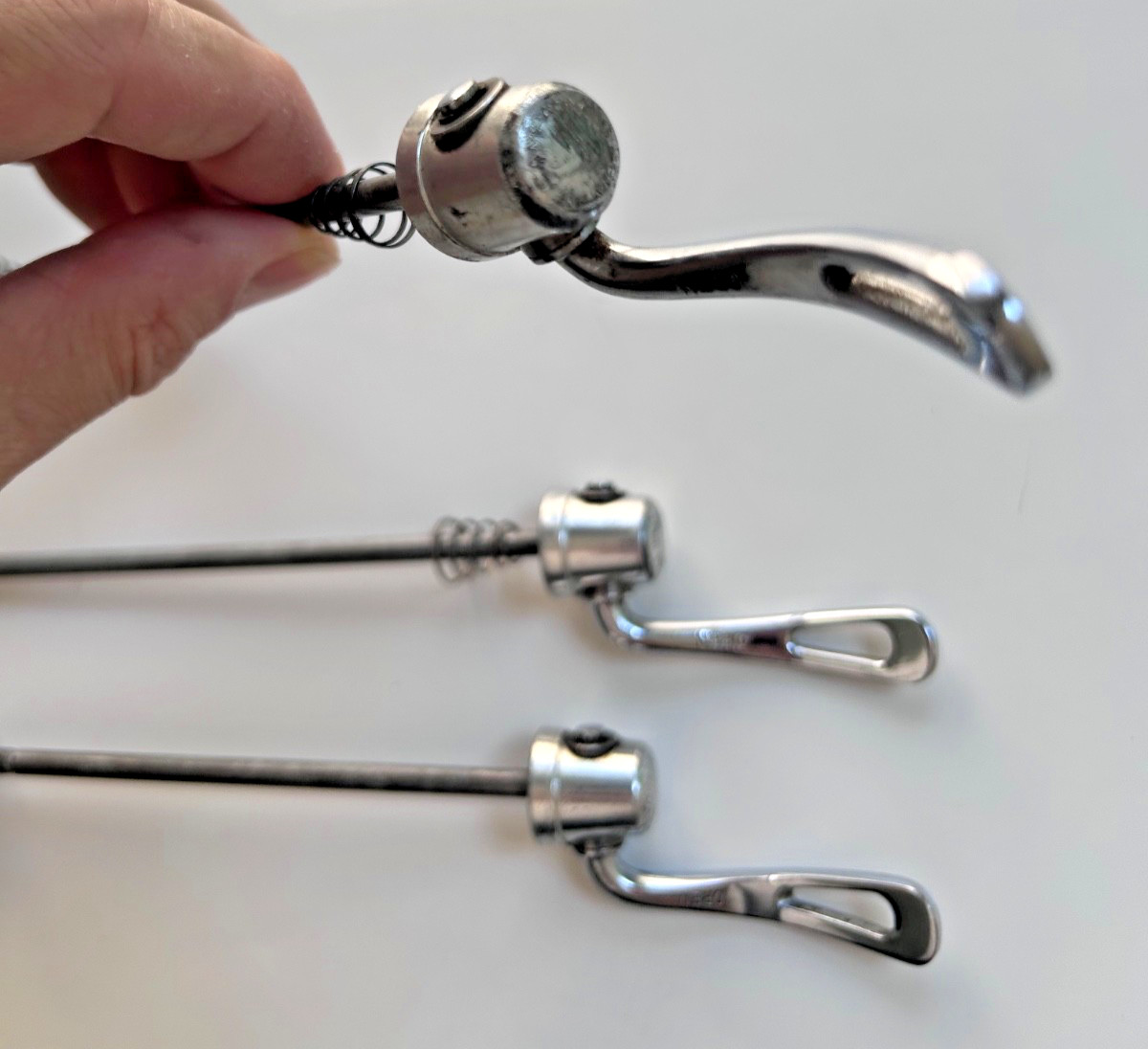 Campagnolo Record Quick Release Skewer QF/QR-RE121 ? Lot Of 3 Front & Rear READ