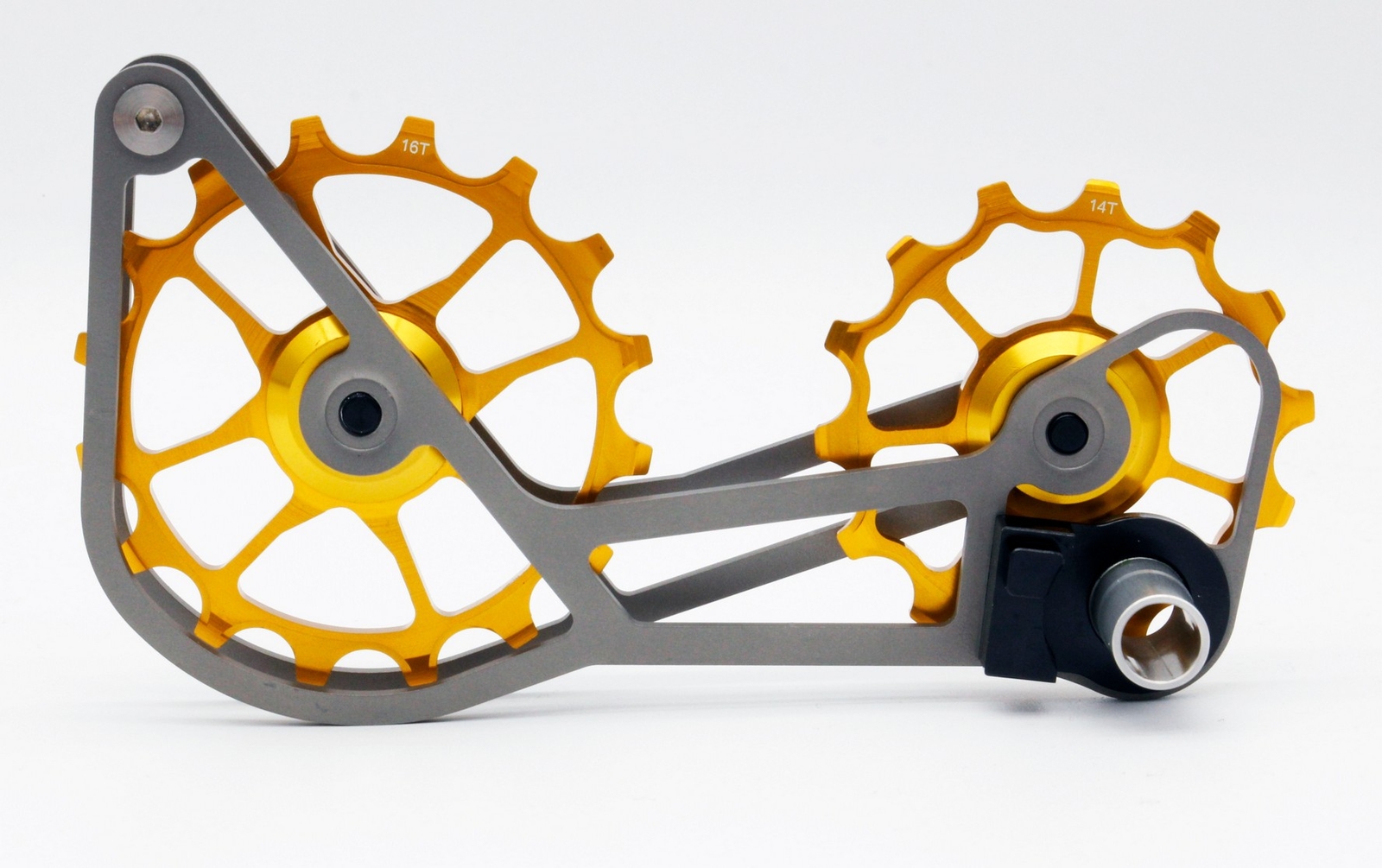 SwishTi Road Bicycle Oversized Pulley Titanium Cage for Campy/Campagnolo Gold