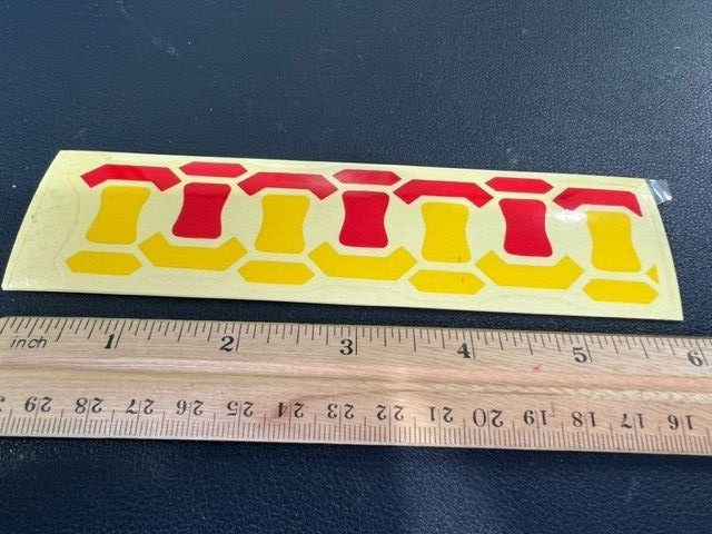 ! ONE PAIR VINTAGE BARRACUDA OLD SCHOOL ATB TIRE TREAD DECALS YOU PICK COLORS