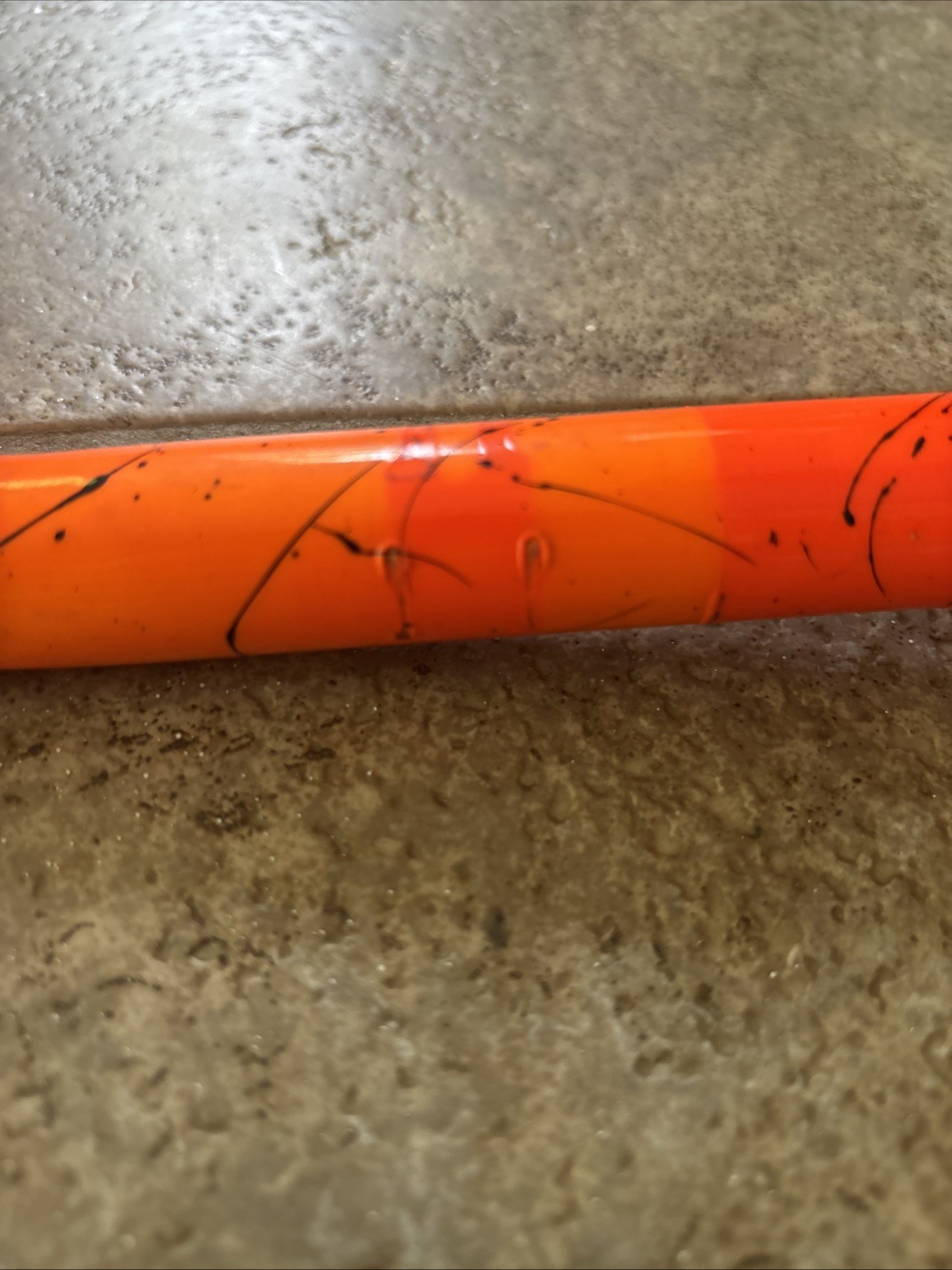Grove Innovations Orange Splatter One Piece Bar Quill Stem 24” 22.2 High Rise