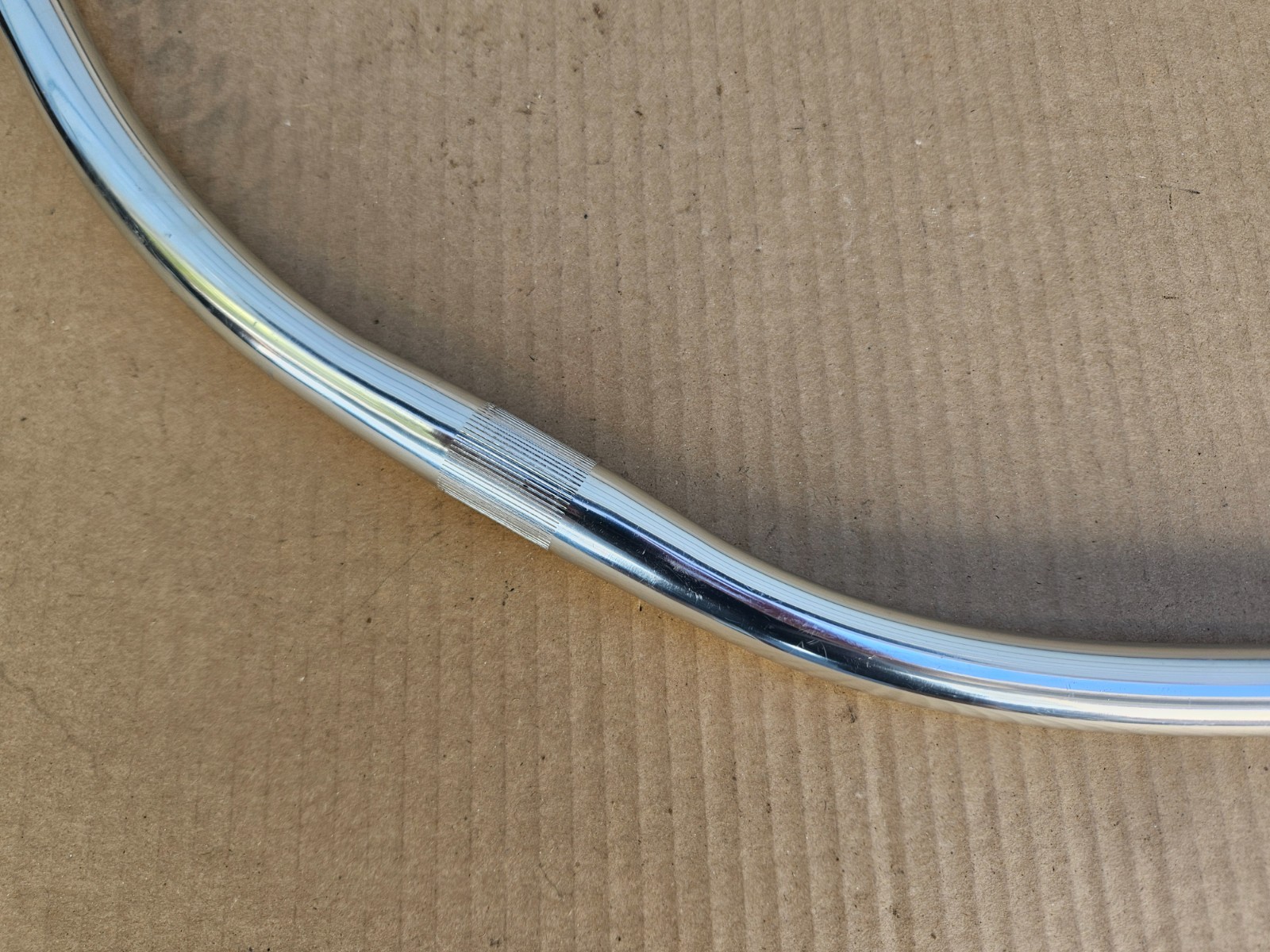 YC-A270 Aluminum Curved Hybrid Cruiser Bike Flat Bars 58cm x 25.4mm Silver