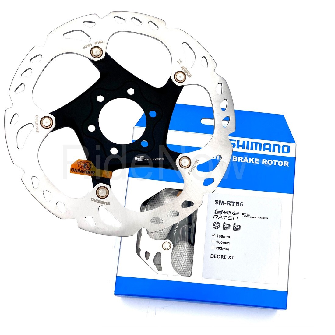 New 2x Shimano XT Ice-Tech SM-RT86 6 Bolts Disc Brake Rotors