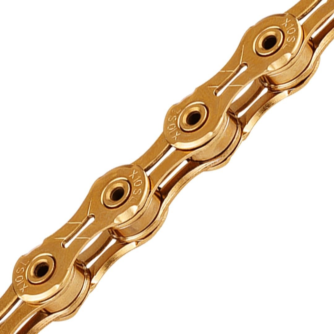 KMC X10 Ti Gold 10-Speed X-Series Bicycle Chain | Compatible For Shimano SRAM