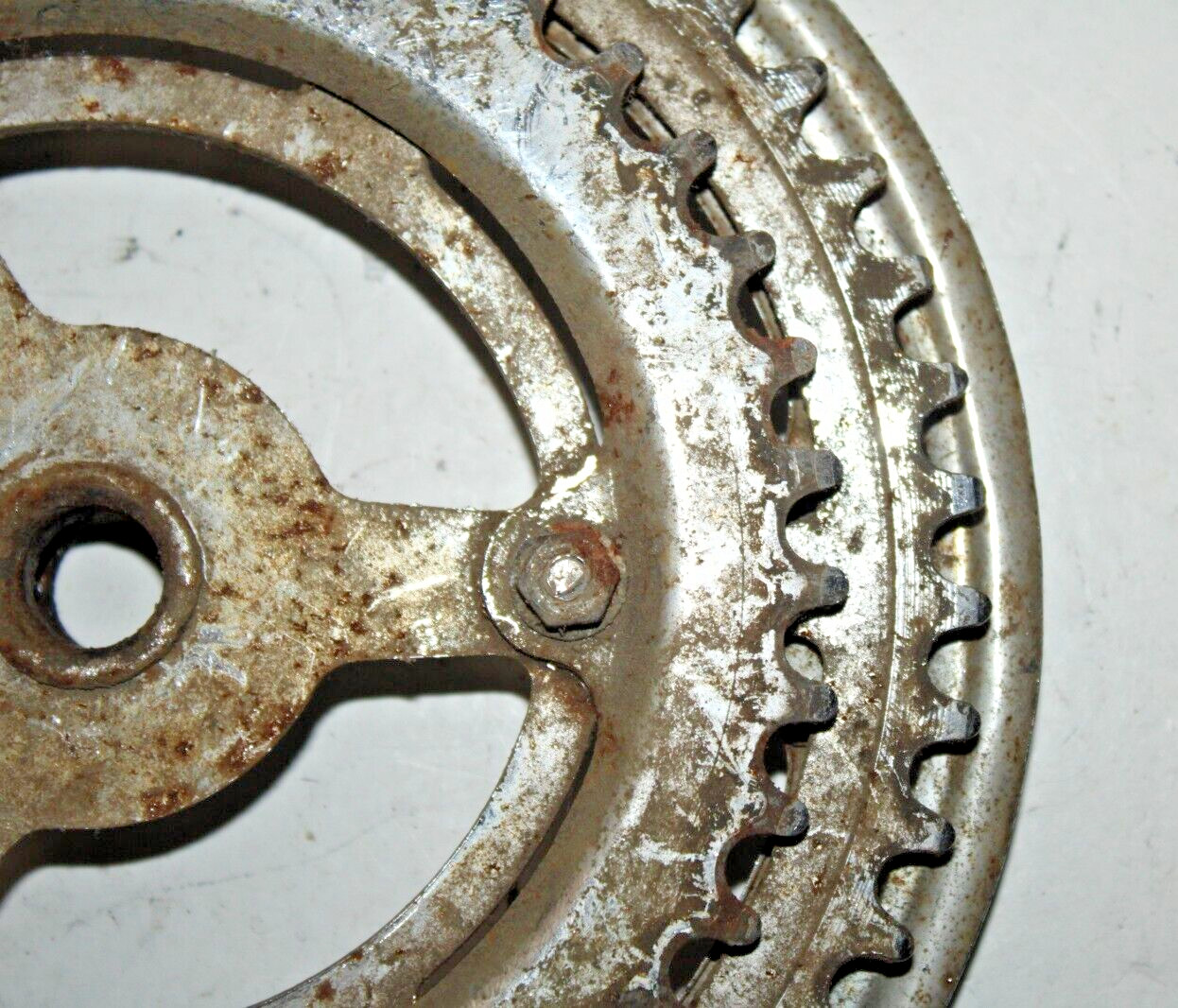 Vintage Double Drive Crank Arm BCD93-3 165mm 48/40T Touring Cotter USA Shipper