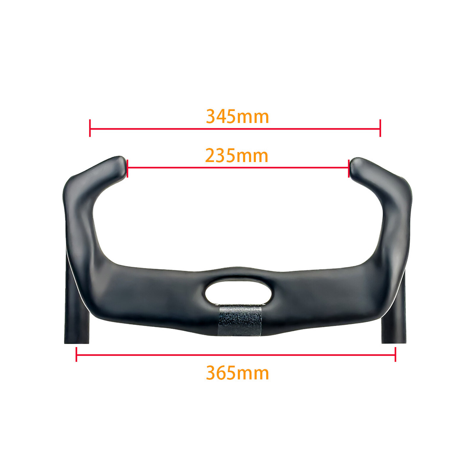 BALUGOE Carbon Fiber Track Cycling Handlebar TT Bike Handle Bar 31.8mm UCI