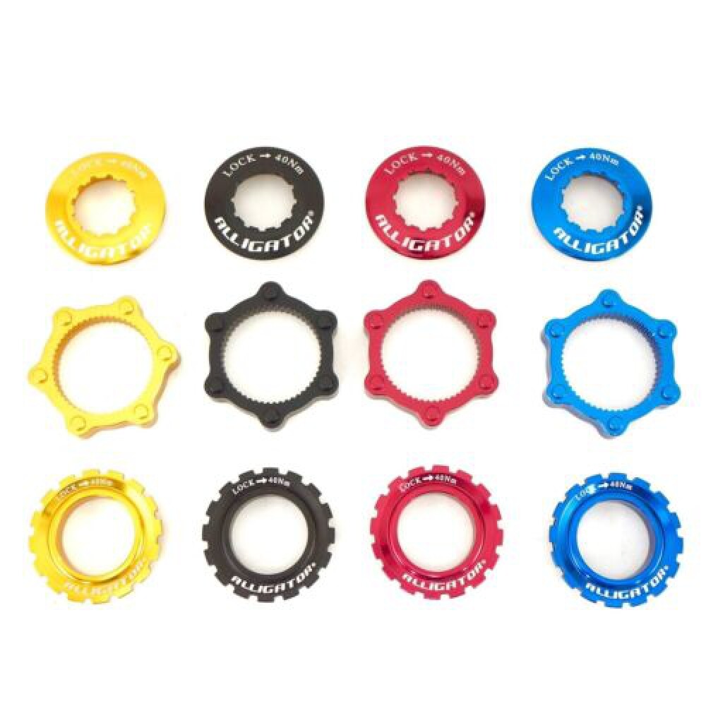 Alligator 6 Bolt to Centerlock Bike rotor adaptor fit Shimano hub 9/15/20 axle