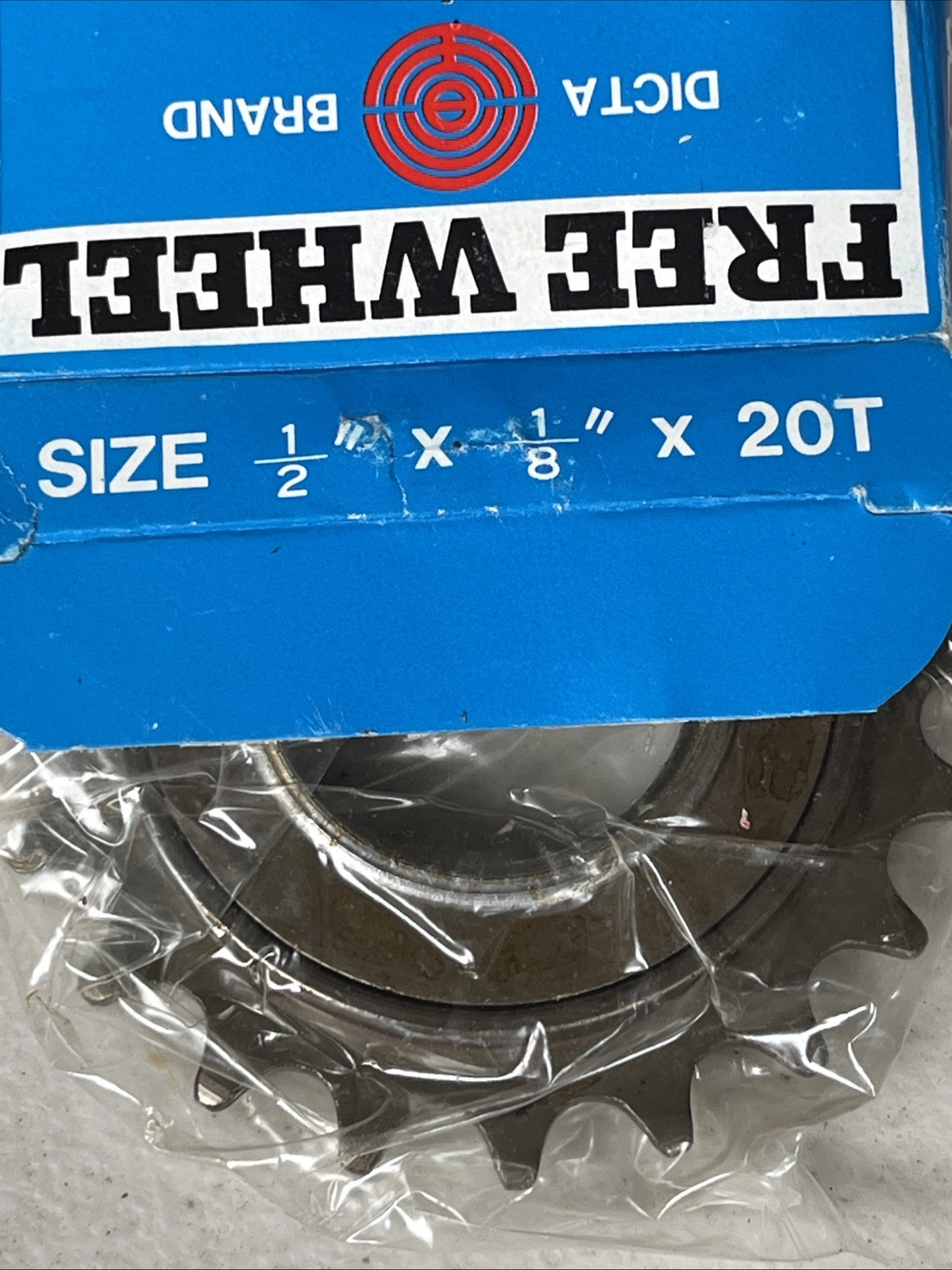 Two (2) 20 Tooth Dicta Freewheel Free Wheel 1/2” x 1/8” x 20T