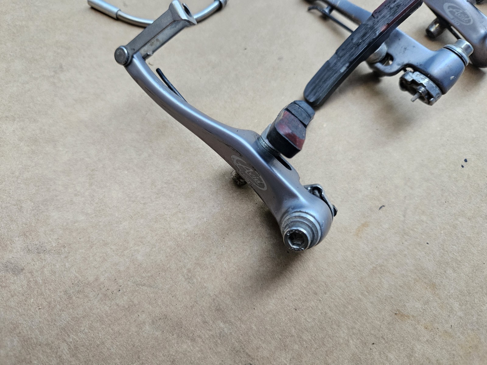 Vintage 90s Avid 20 Mountain Bike V Brakes Linear Pull Gray Front + Rear Set