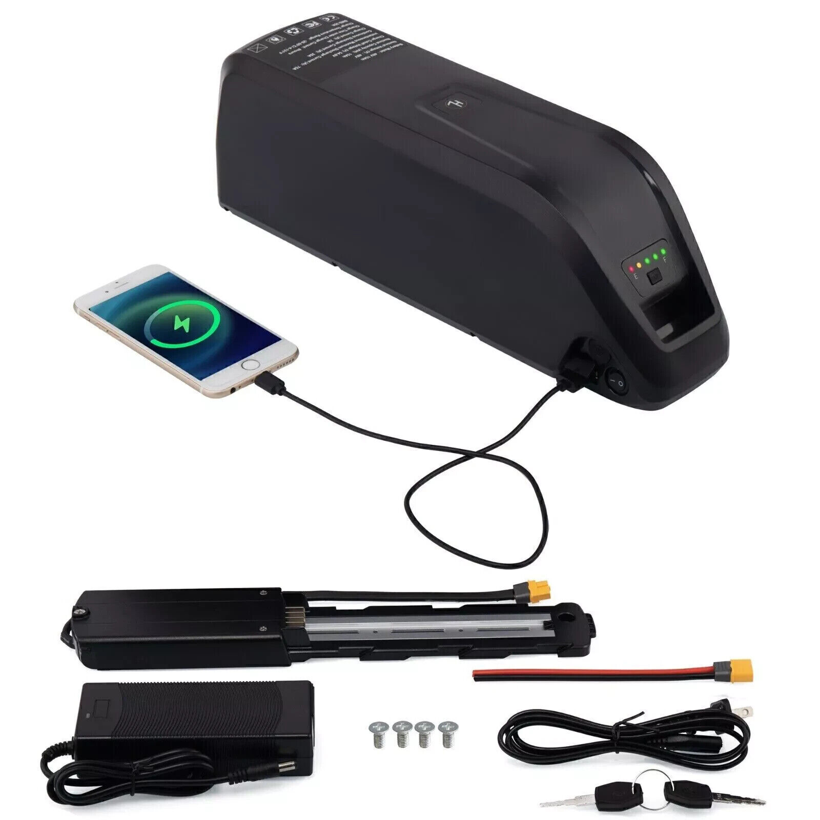 48V 15Ah li-ion Battery 40A+5Pin Base For 200W-1500W ebike Electric Bicycle Bike