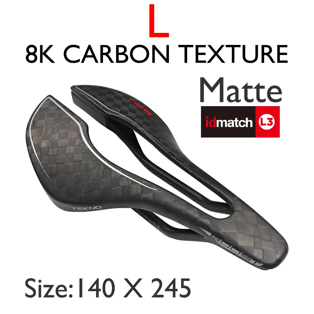 Carbon Tekno Superflow Bicycle Saddle for Road/MTB Short Nose/Split Tail Design