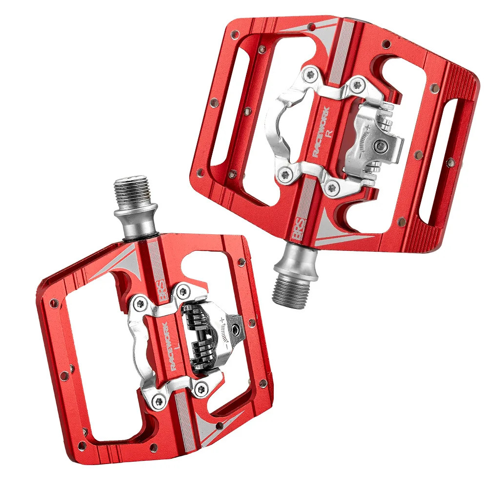 Compact MTB Clipless Pedal Set with Power Meter – Double Function Pedals