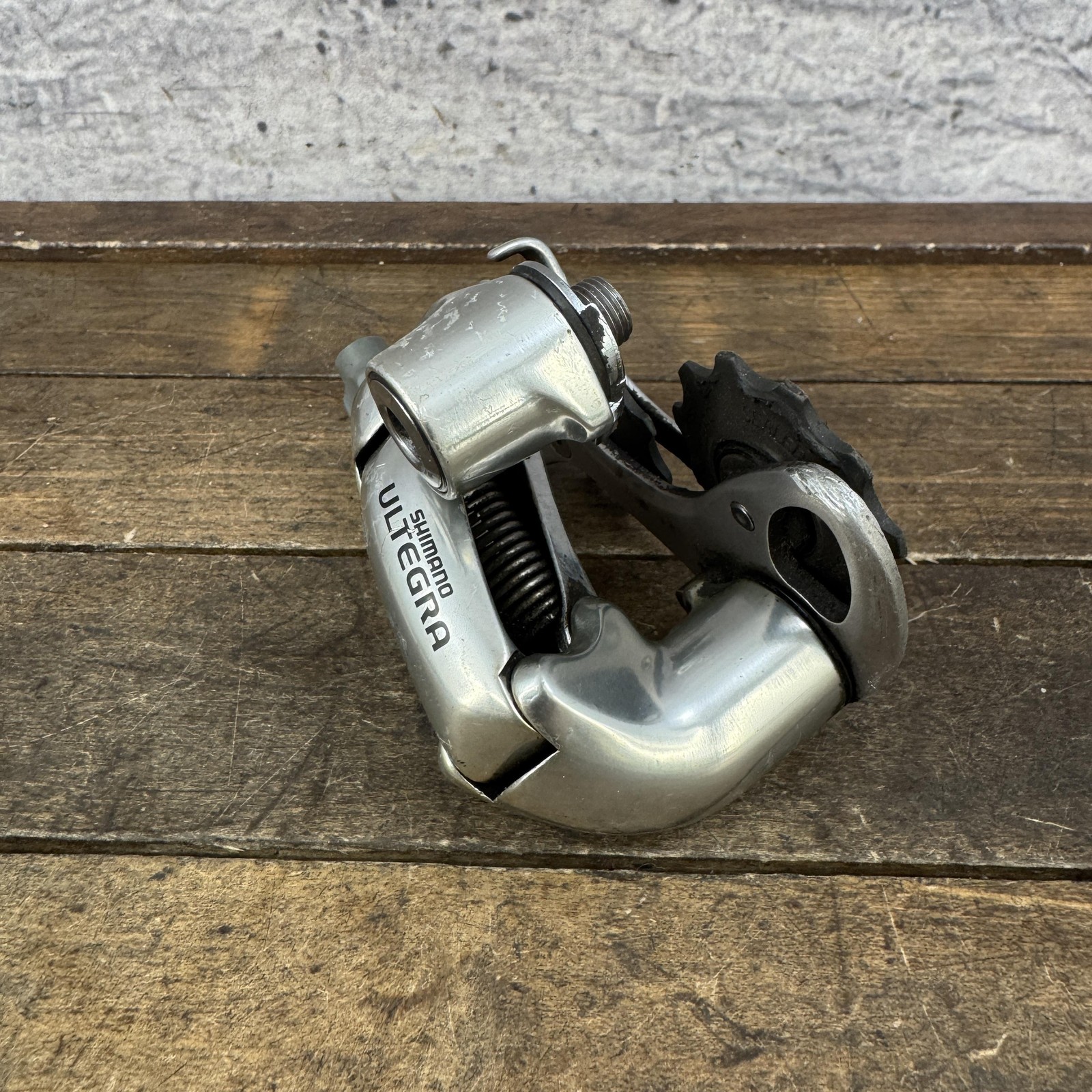 Vintage Shimano Ultegra RD-6500 Rear Derailleur Short Cage Silver Japan 220g