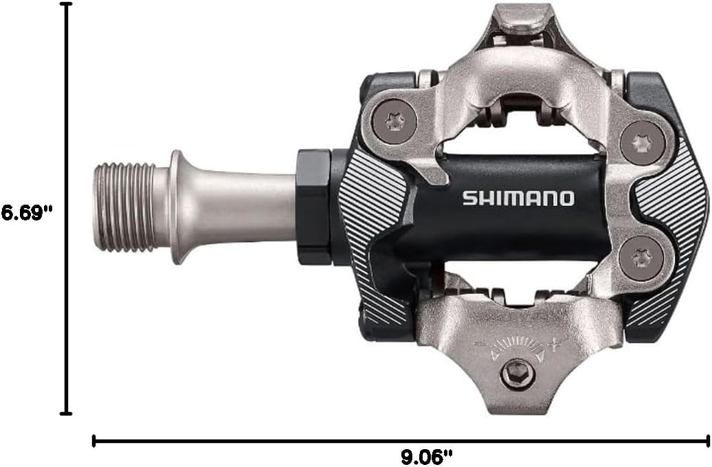 Shimano XT PD-M8100 Bicycle Pedal, Silver/Black, One Size, Mountain Bike