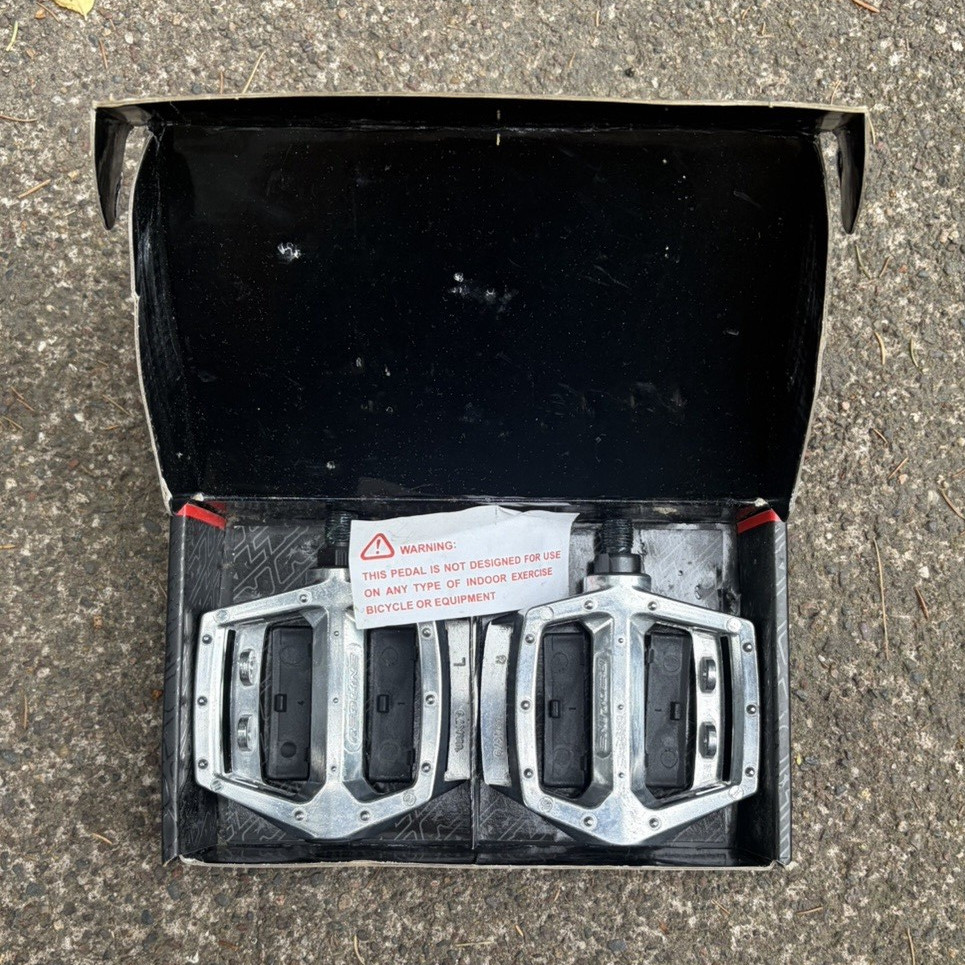 Redline Alloy Platform Flat Pedals Silver 1/2 BMX LU-313