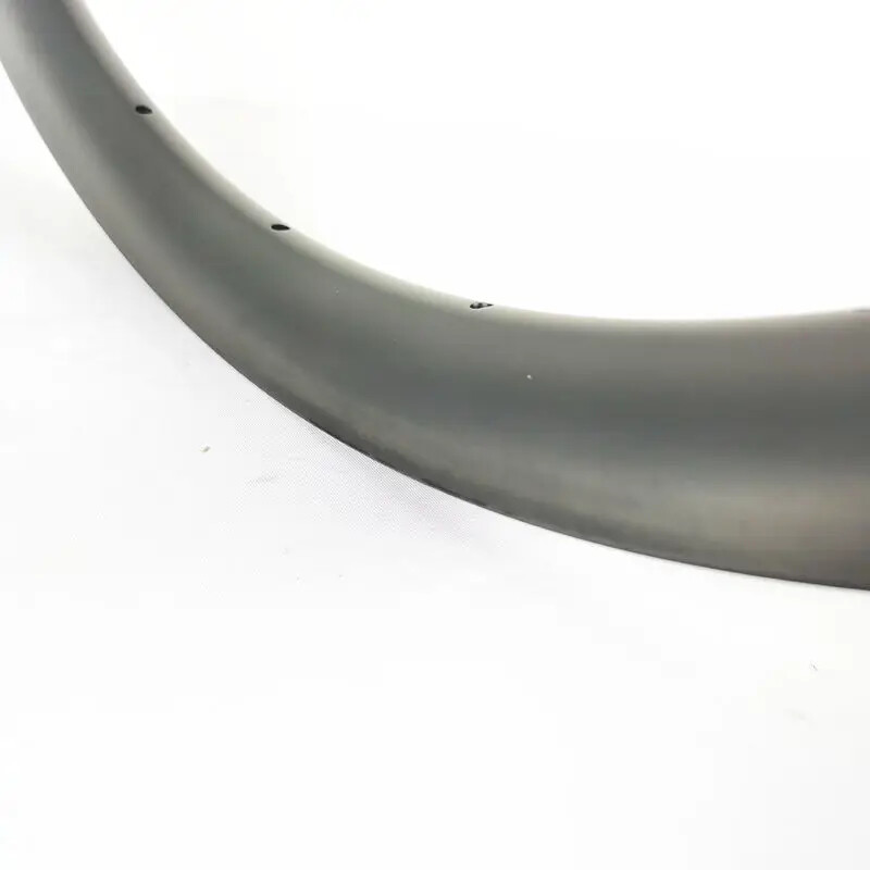 700C 55*31mm Carbon Gravel XC Road Bicycle Rim Hookless Clincher Rings 3k/12k/UD
