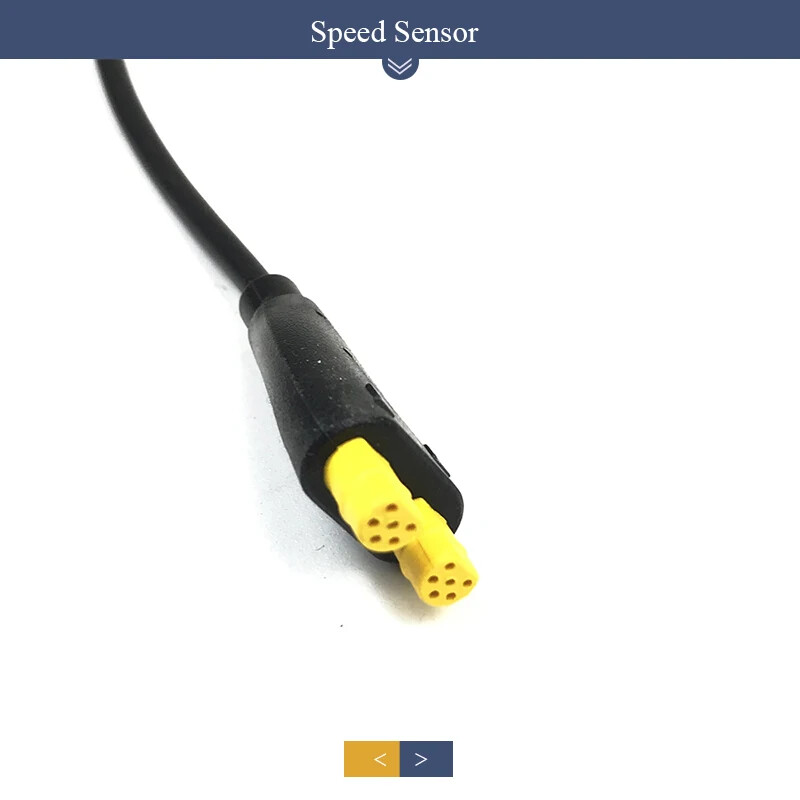 E-bike Double Interface Speed Sensor 6 Pin 27cm Cable For Mid Central Motor Kit