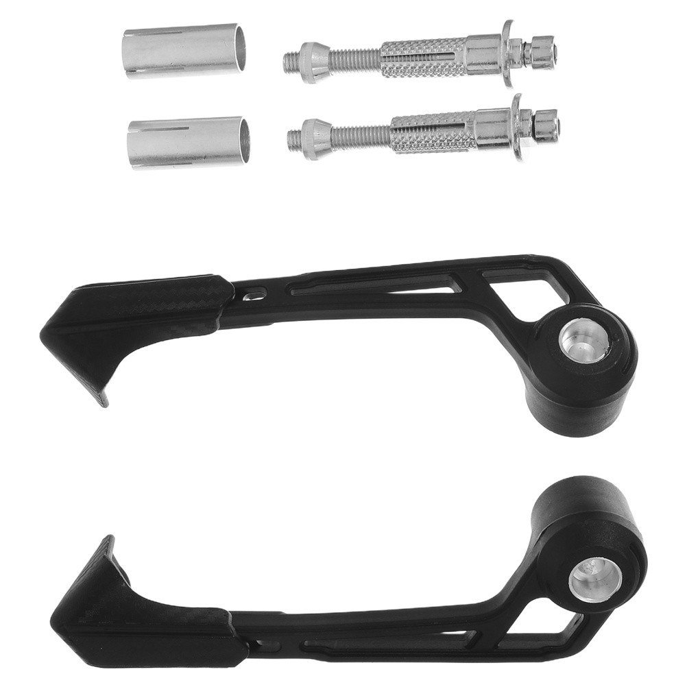 1 Set Motorcycle Hand Guards Durable Plastic Metal Brake Clutch Lever Protector