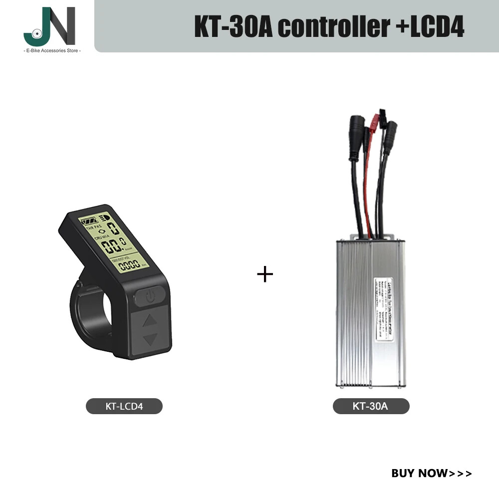 30A Controller Waterproof Conversion Kit with Display Ebrake Throttle PAS 1T4
