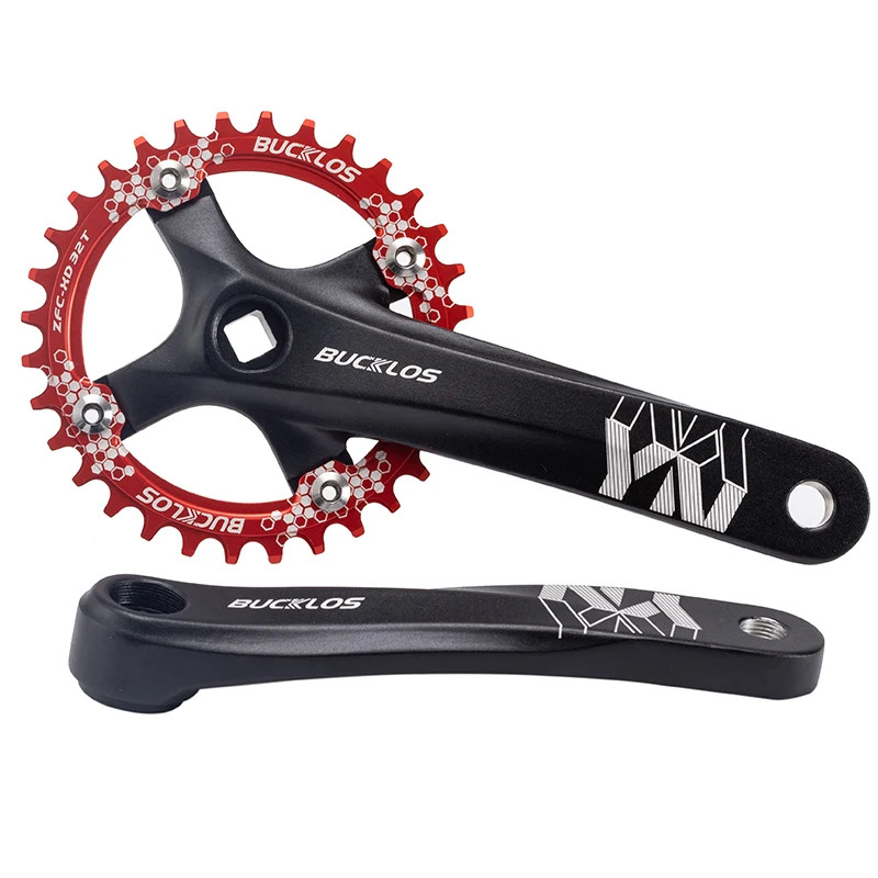 170mm 104BCD MTB Square Hole Crankset 32T 34T 36T 38T 40T 42T Single Chainring