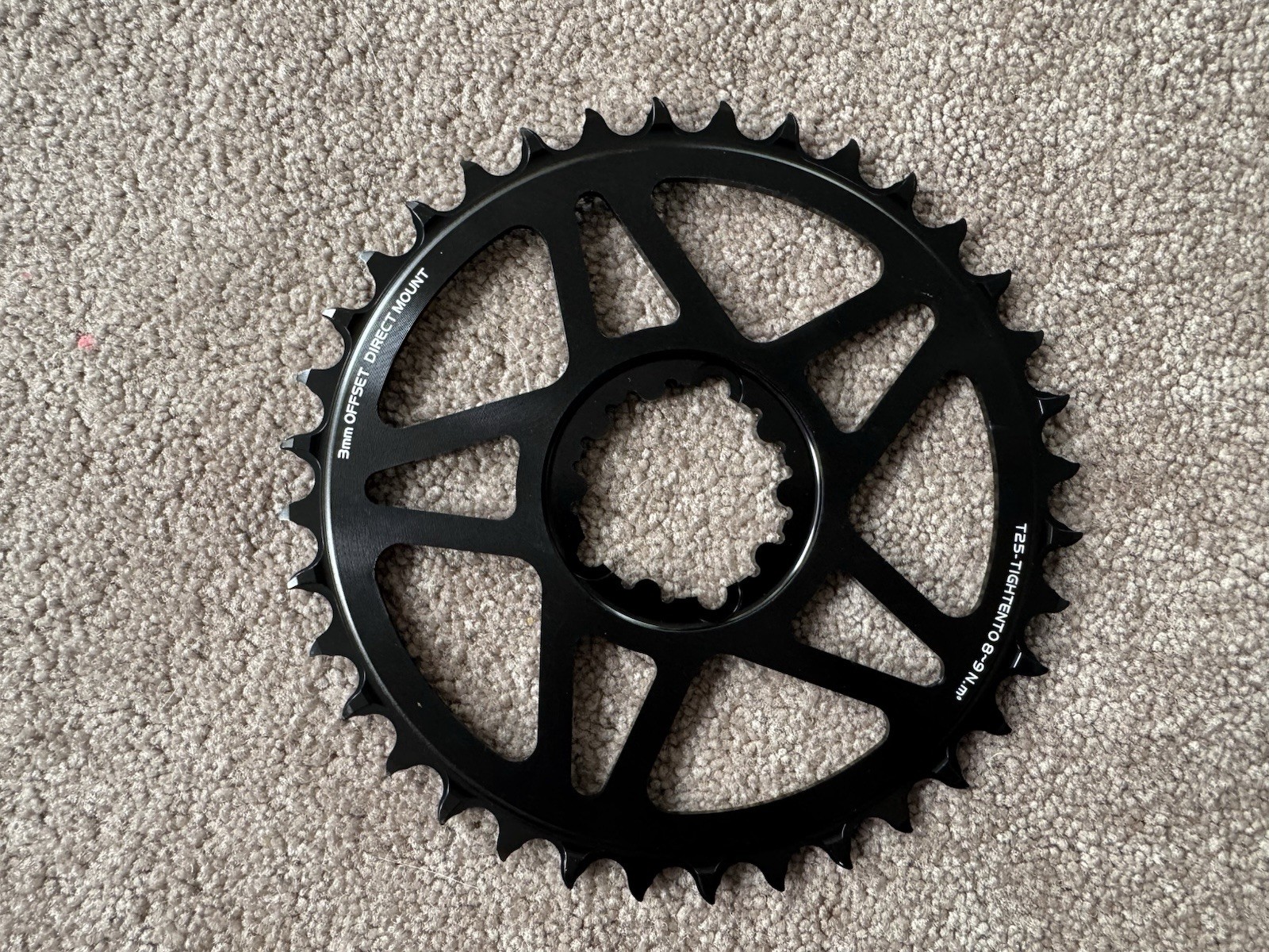 Zrace 36t SRAM Direct Mount Boost 3mm Chainring Wolf Tooth Style Round 80g XX1