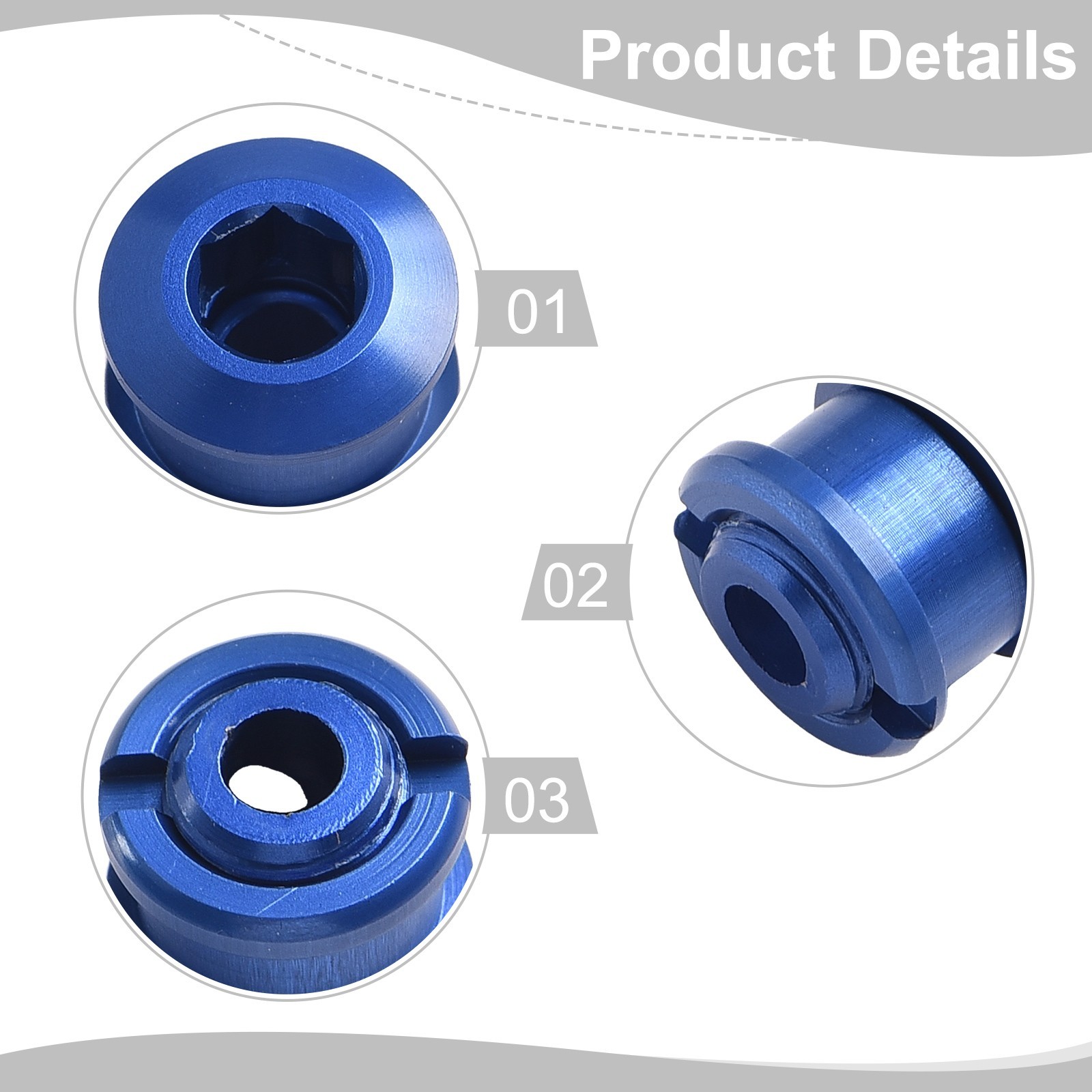 Enhanced Durability Single and Double Disc Crankset Nails for Secure Attachment