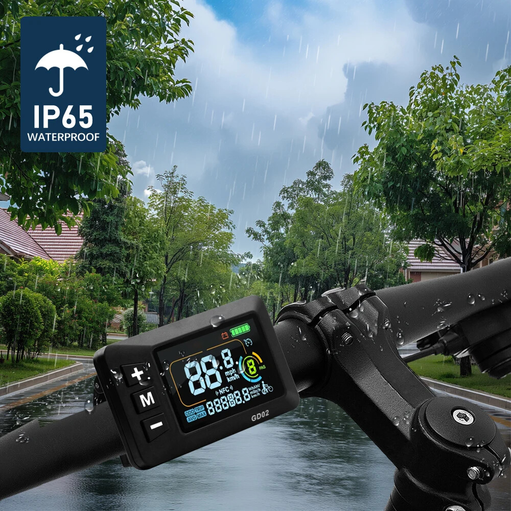 Electric Bike JN Display Control Panel with SM/WP Plug 24-60V 3 Mode Controller