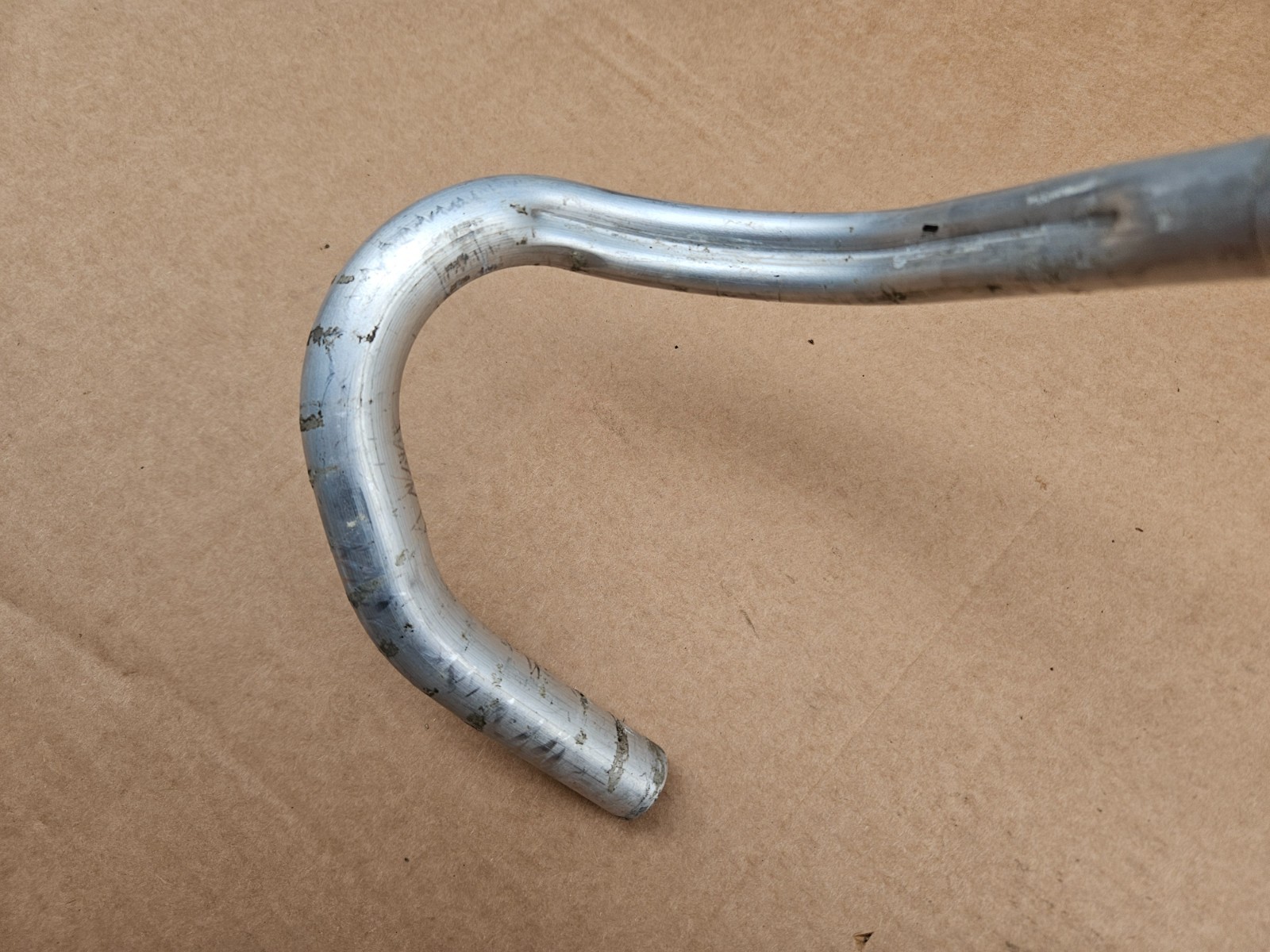 Modolo Brevettato E-2091 Anatomic Drop Bars 41cm Wide x 25.4mm Clamp Silver