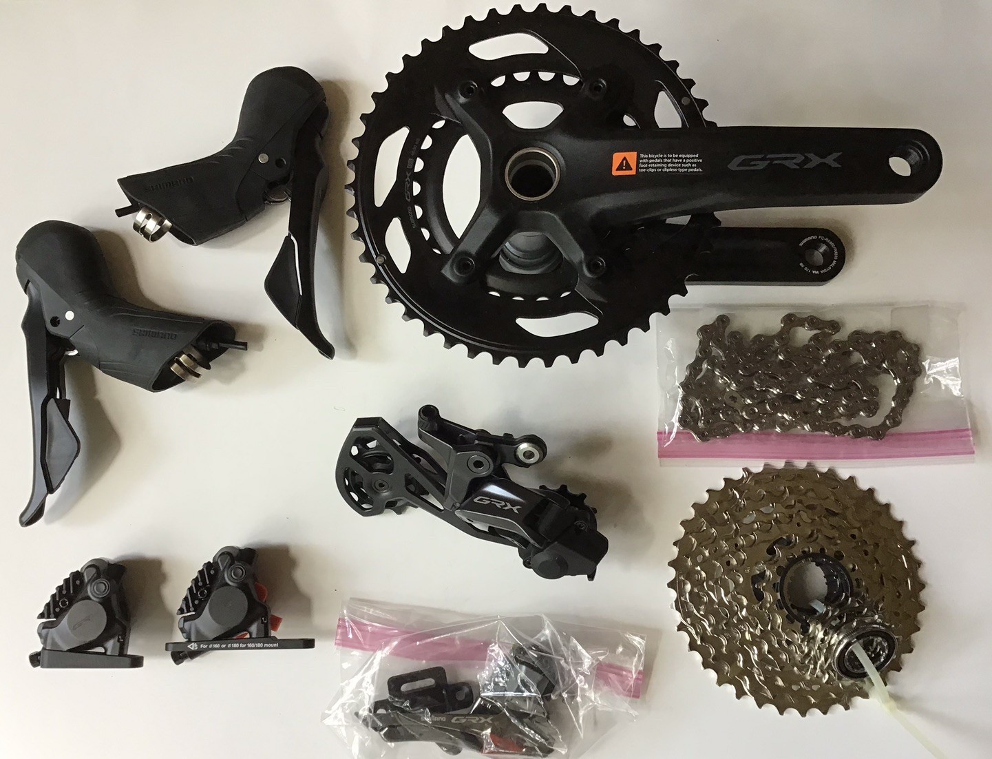 Shimano GRX 2 x 12 Speed Road Gravel Bike Groupset NEW TAKE OFF