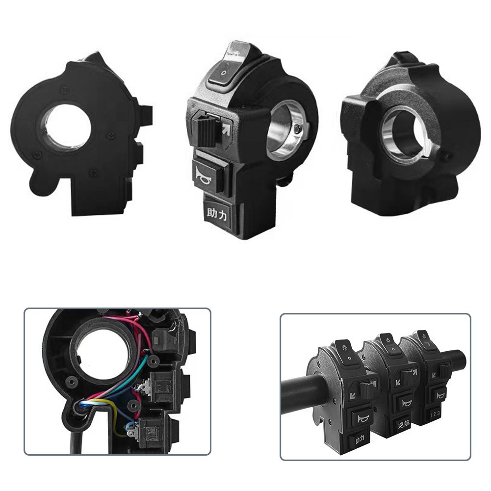 Electric Bike Part Bicycle Switch Scooter Sporting WeightAbout 125g ABS