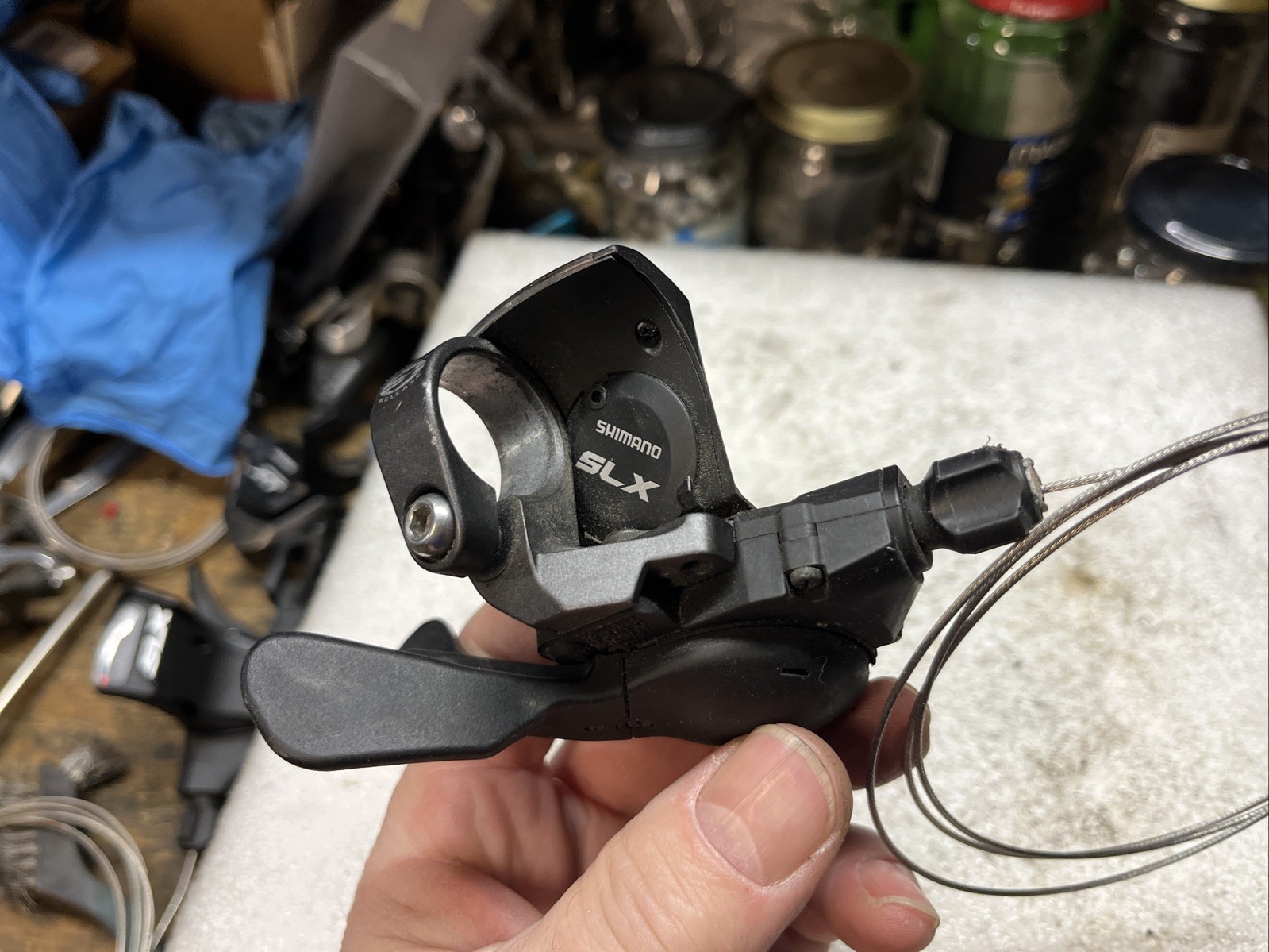 Left Front Shimano SLX SL-M660 3 Speed Trigger Shifter