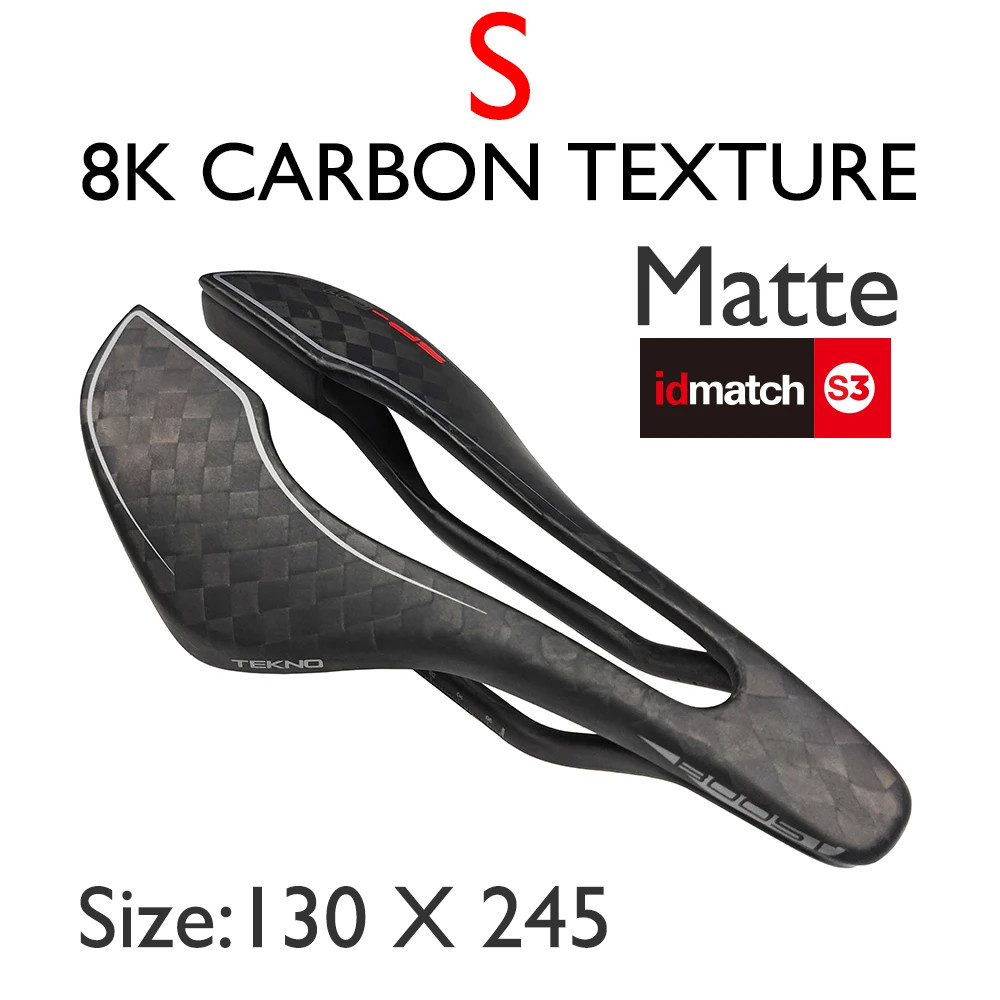 Carbon Tekno Superflow Bicycle Saddle for Road/MTB Short Nose/Split Tail Design
