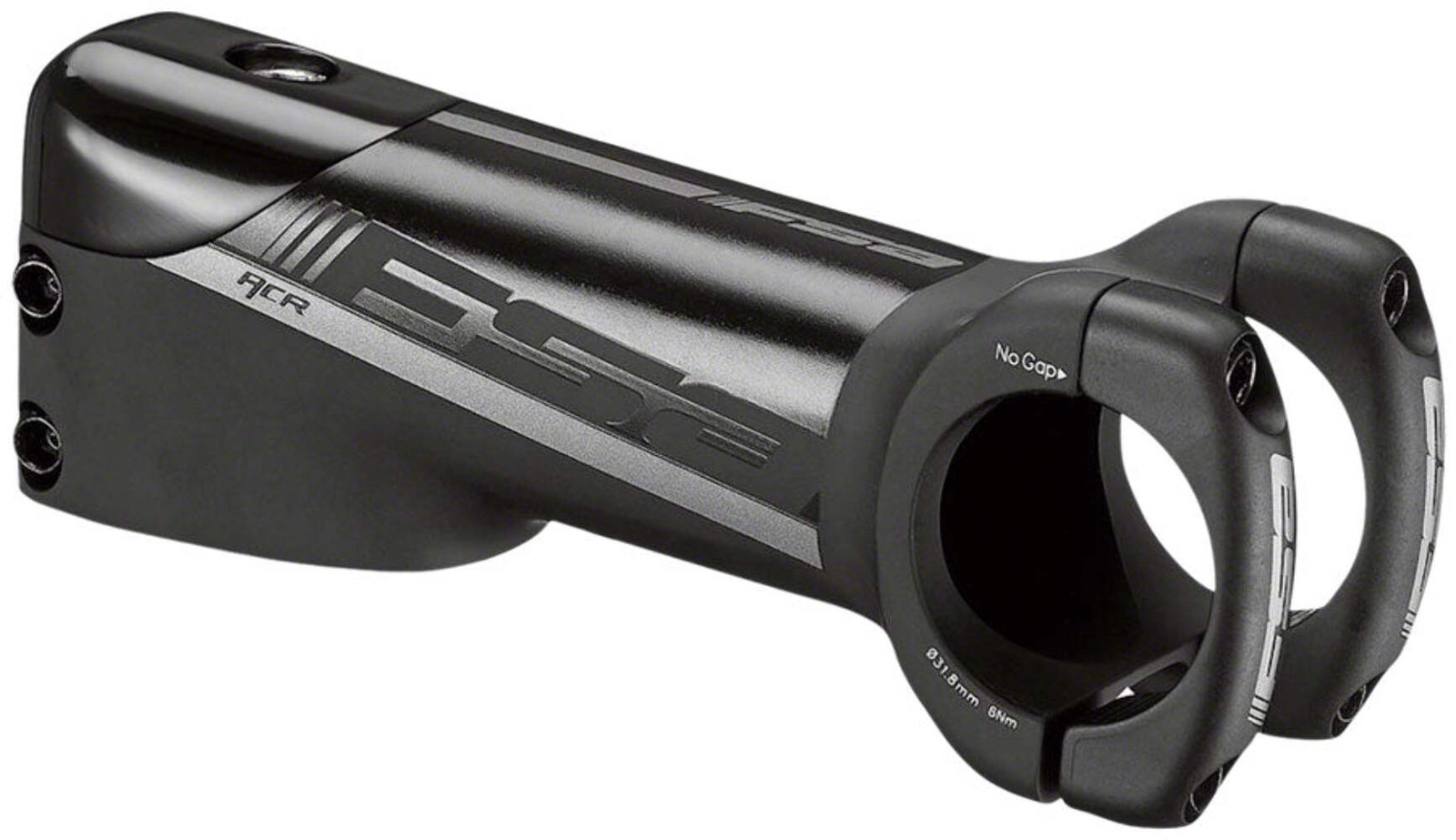 Full Speed Ahead NS ACR Stem – 90mm 31.8 Clamp -6 1 1/8″ Alloy Black