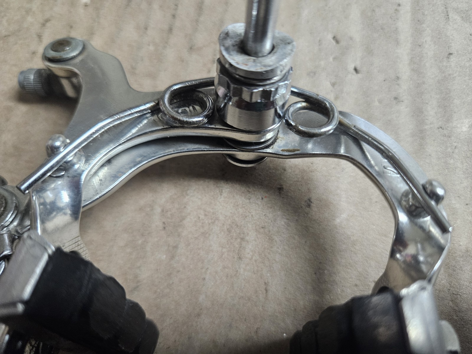 Vintage Shimano 600EX BR-6200 Arabesque Caliper Brakeset, single pivot, nutted