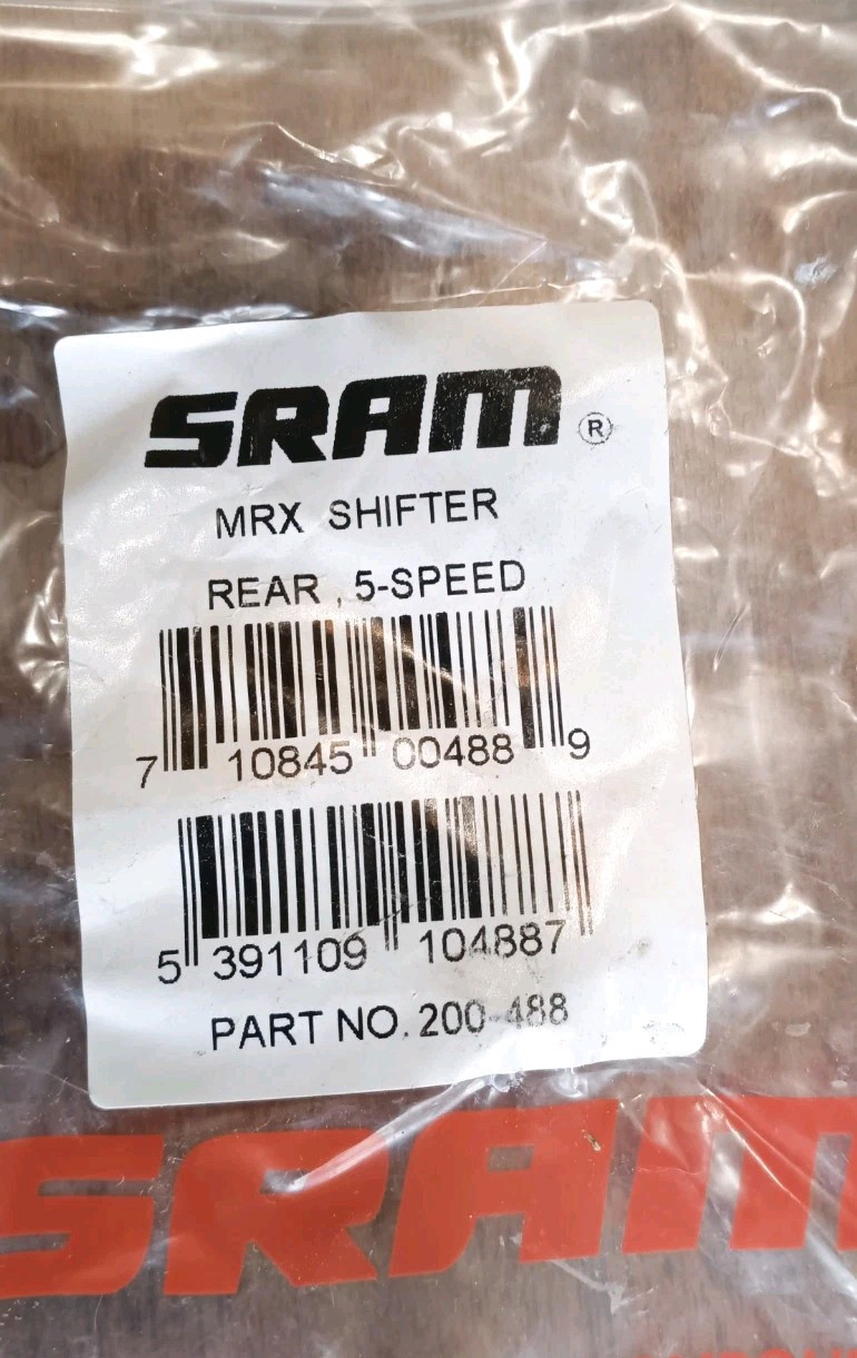 NOS Sram MRX 5 Speed Rear Grip Shifter