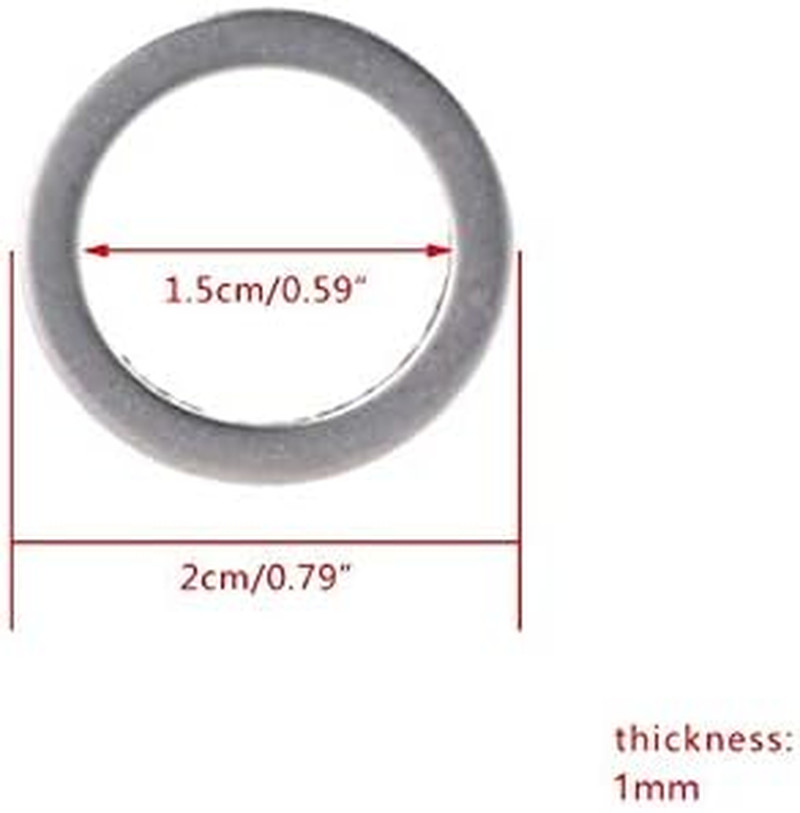 Pedal Washers Spacers for 9/16” MTB Road Bike BMX Bicycle Pedal, Stainless Steel