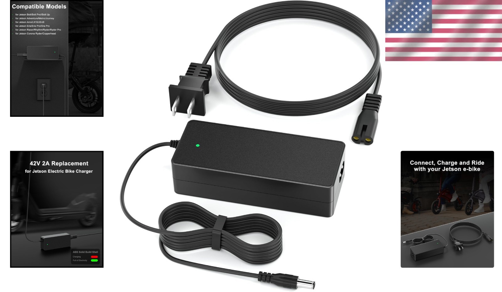 Replacement Charger for Jetson Electric Vehicles
